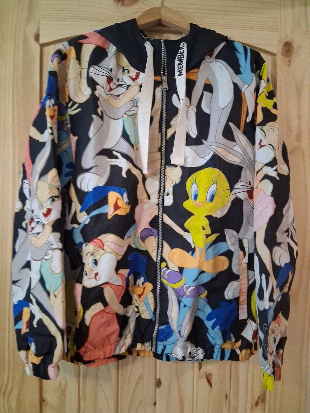 Looney Tunes Members Only Windbreaker Sz L